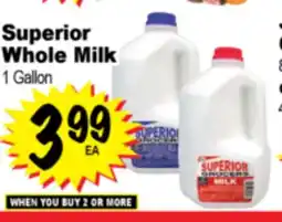 Superior Grocers Superior Whole Milk offer