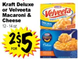 Superior Grocers Kraft Deluxe or Velveeta Macaroni & Cheese offer