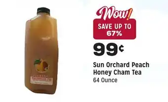 Grocery Outlet Peach Honey Cham Tea offer