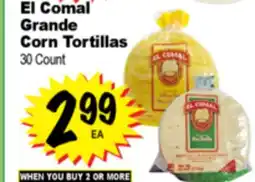 Superior Grocers El Comal Grande Corn Tortillas offer