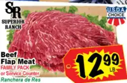 Superior Grocers Beef Flap Meat offer