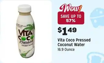 Grocery Outlet Pressed Coconut Water offer