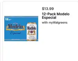 Walgreens 12-Pack Modelo Especial offer
