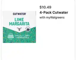 Walgreens 4-Pack Cutwater offer