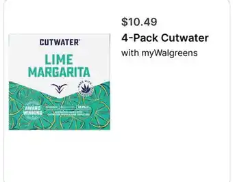 Walgreens 4-Pack Cutwater offer