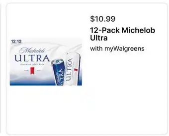 Walgreens 12-Pack Michelob Ultra offer