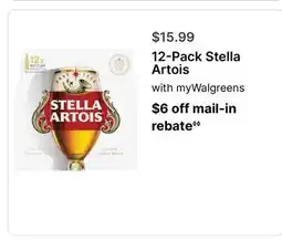 Walgreens 12-Pack Stella Artois offer
