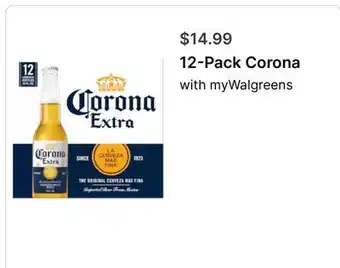 Walgreens 12-Pack Corona offer