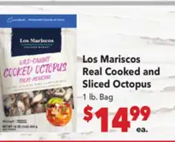 Vallarta Supermarkets Los Mariscos Real Cooked and Sliced Octopus offer