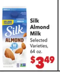 Vallarta Supermarkets Silk Almond Milk offer