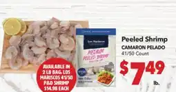 Vallarta Supermarkets Peeled Shrimp / CAMARON PELADO offer
