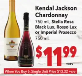Vallarta Supermarkets Kendal Jackson Chardonnay offer
