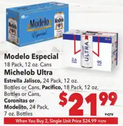 Vallarta Supermarkets Modelo Especial offer