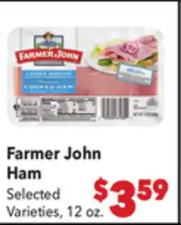 Vallarta Supermarkets Farmer John Ham offer