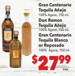 Vallarta Supermarkets Gran Centenario Tequila Añejo offer