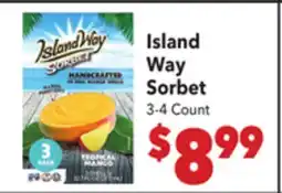 Vallarta Supermarkets Island Way Sorbet offer