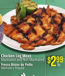 Vallarta Supermarkets Chicken Leg Meat/Fresco Bistec de Pollo offer