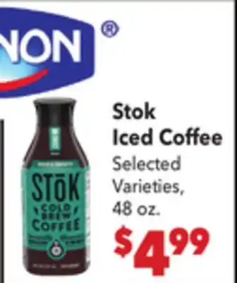 Vallarta Supermarkets Stok Iced Coffee offer