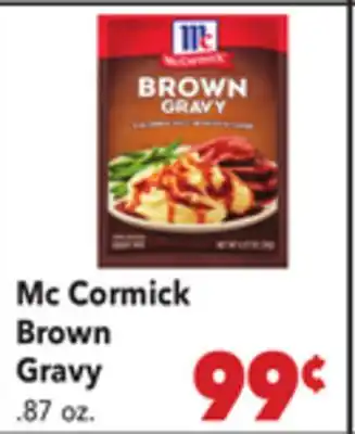 Vallarta Supermarkets Mc Cormick Brown Gravy offer