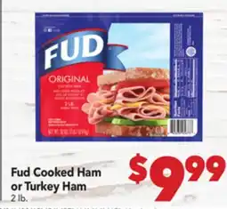 Vallarta Supermarkets Fud Cooked Ham or Turkey Ham offer
