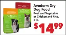 Vallarta Supermarkets Avoderm Dry Dog Food offer