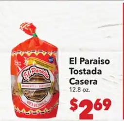 Vallarta Supermarkets El Paraiso Tostada Casera offer
