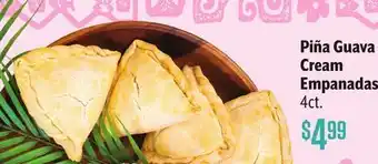 Vallarta Supermarkets Piña Guava Cream Empanadas offer