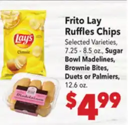 Vallarta Supermarkets Frito Lay Ruffles Chips offer