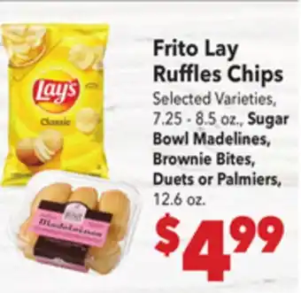 Vallarta Supermarkets Frito Lay Ruffles Chips offer