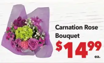 Vallarta Supermarkets Carnation Rose Bouquet offer