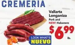 Vallarta Supermarkets Vallarta Longaniza offer