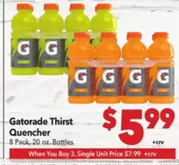 Vallarta Supermarkets Gatorade Thirst Quencher offer