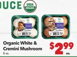Vallarta Supermarkets Organic White & Cremini Mushroom offer