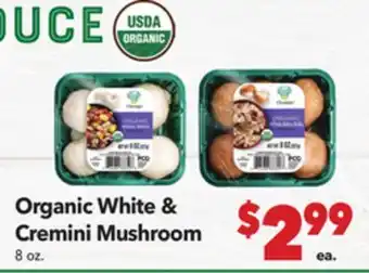Vallarta Supermarkets Organic White & Cremini Mushroom offer