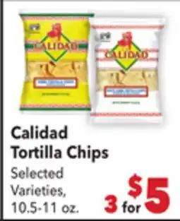 Vallarta Supermarkets Calidad Tortilla Chips offer
