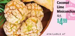 Vallarta Supermarkets Coconut Lime Miniconchas offer