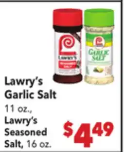 Vallarta Supermarkets Lawry's Garlic Salt offer