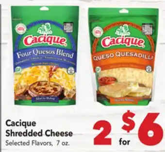 Vallarta Supermarkets Cacique Shredded Cheese offer