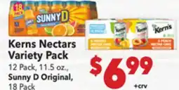 Vallarta Supermarkets Kerns Nectars Variety Pack offer