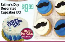 Vallarta Supermarkets Father's Day Decorated Cupcakes offer