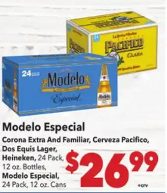 Vallarta Supermarkets Modelo Especial offer