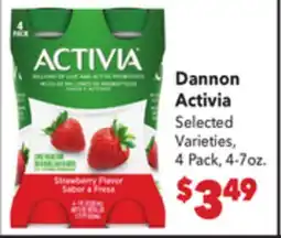 Vallarta Supermarkets Dannon Activia offer