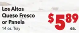 Vallarta Supermarkets Los Altos Queso Fresco or Panela offer