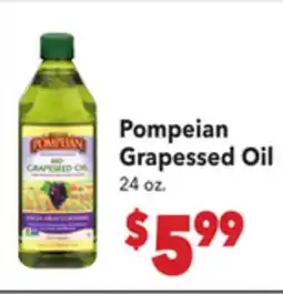 Vallarta Supermarkets Pompeian Grapessed Oil offer