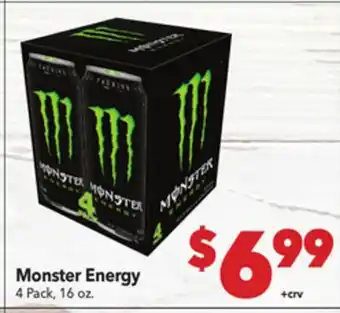 Vallarta Supermarkets Monster Energy offer