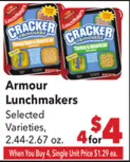 Vallarta Supermarkets Armour Lunchmakers offer
