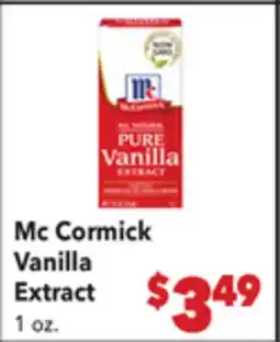 Vallarta Supermarkets Mc Cormick Vanilla Extract offer