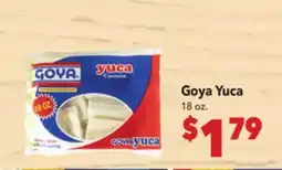 Vallarta Supermarkets Goya Yuca offer