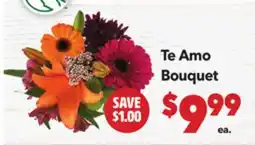 Vallarta Supermarkets Te Amo Bouquet offer