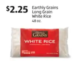 Aldi Earthly Grains Long Grain White Rice offer